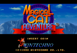 Magical Cat Adventure Title Screen